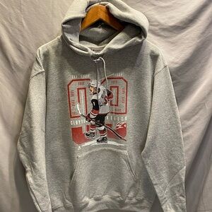 NHL Clayton Keller Gray Graphic Hoodie